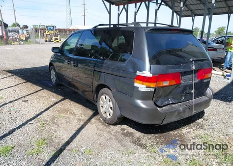 2004 Honda Odyssey Ex from USA, damaged, VIN 5FNRL186X4B133904